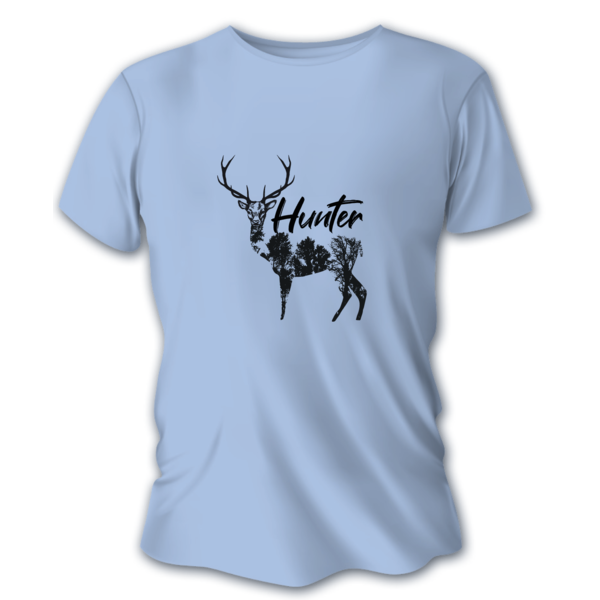 Pánské lovecké tričko TETRAO Hunter - modré