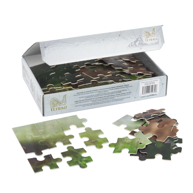 Lovecká sada puzzle TETRAO - lesní obyvatelé, 4x54 dílků 3