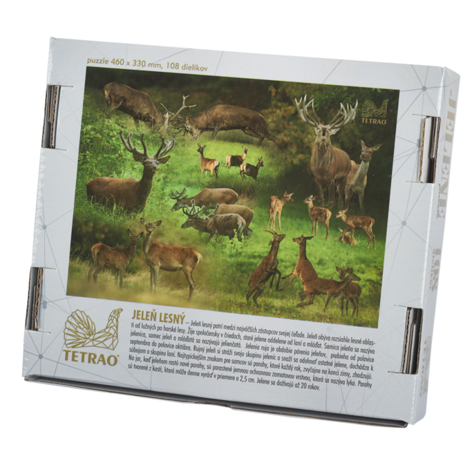 Lovecké puzzle TETRAO jeleny, 108 dílků 2
