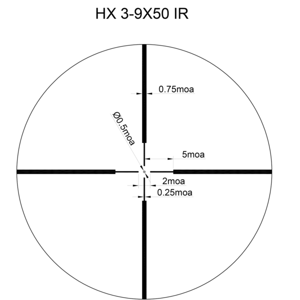 Puškohled Sightmark Core HX 2.0 3-9x40 Duplex 6