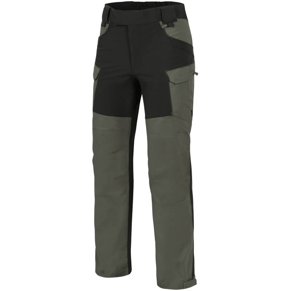 Kalhoty Hybrid Outback barva - Taiga Green / černá