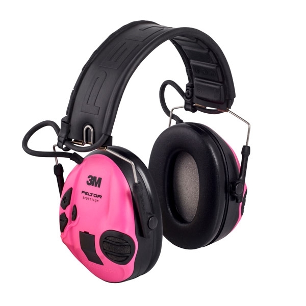 Elektronické chrániče sluchu Peltor SportTac-růžové