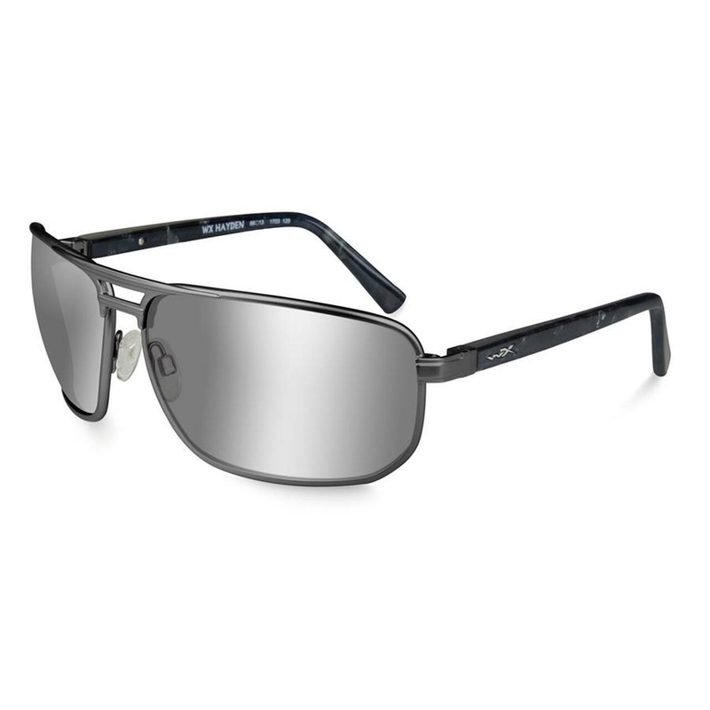 Brýle Wiley X HAYDEN Polarized Silver Flash Smog