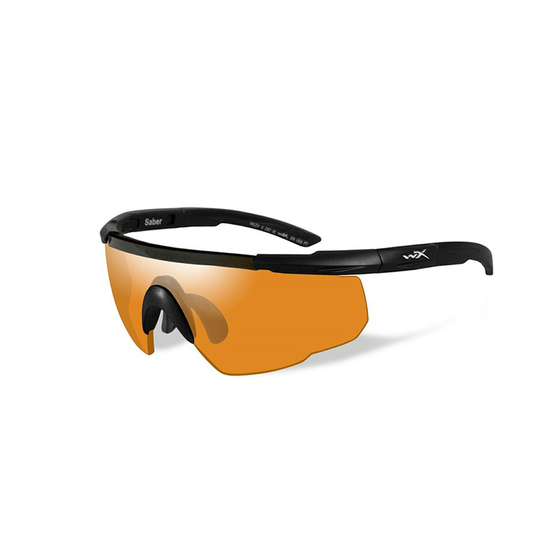 Brýle Wiley X SABER Advanced oranžové skla, černý rám