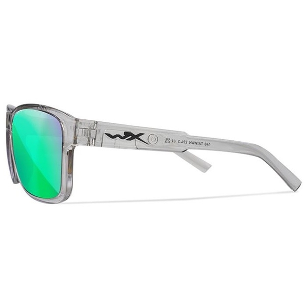 Brýle Wiley X Trek Captivate polarizační zelená skla v šedém rámu 2
