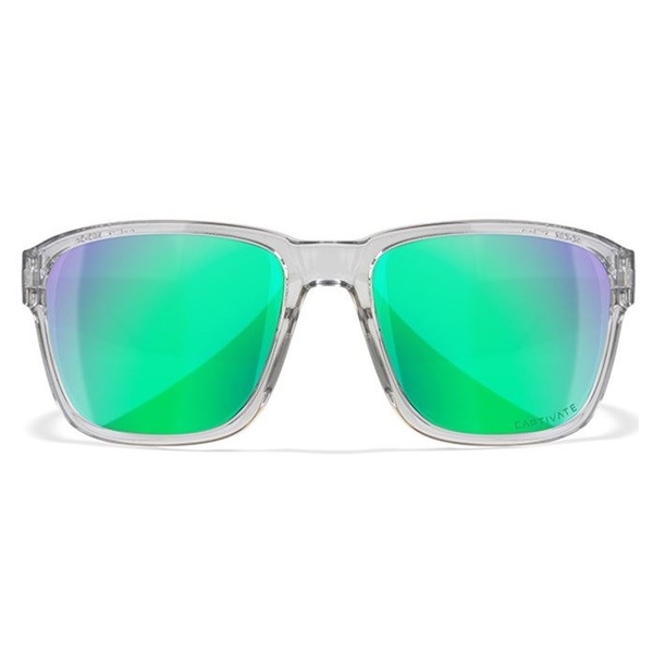 Brýle Wiley X Trek Captivate polarizační zelená skla v šedém rámu 1
