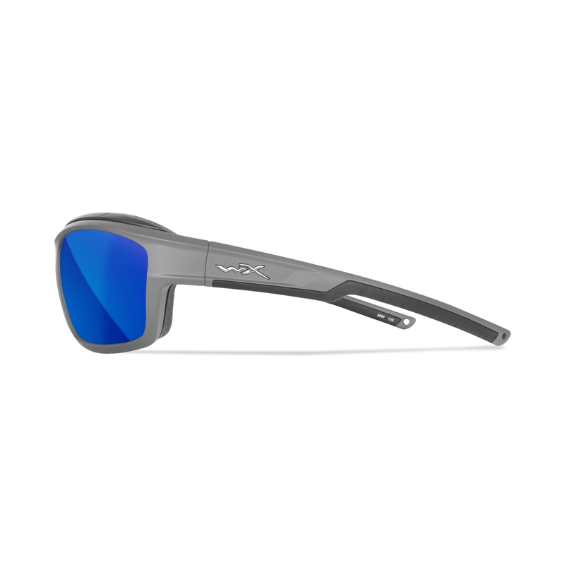 Sluneční brýle Wiley X Ozone Captivate polarizační modrá skla v šedém matném rámu 2