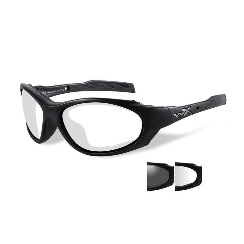 Střelecké brýle Wiley X Advanced šedé + čirá skla 1