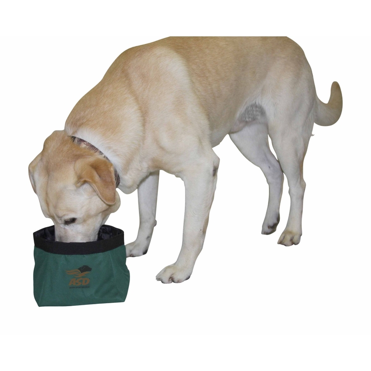 Skládací miska pro psy ASD - zelená 1