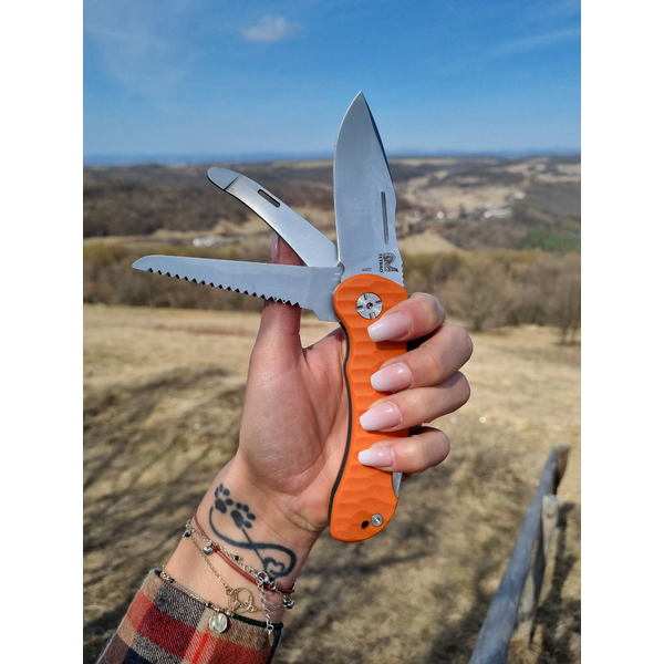 Lovecký nůž TETRAO Boletus - oranžový 3