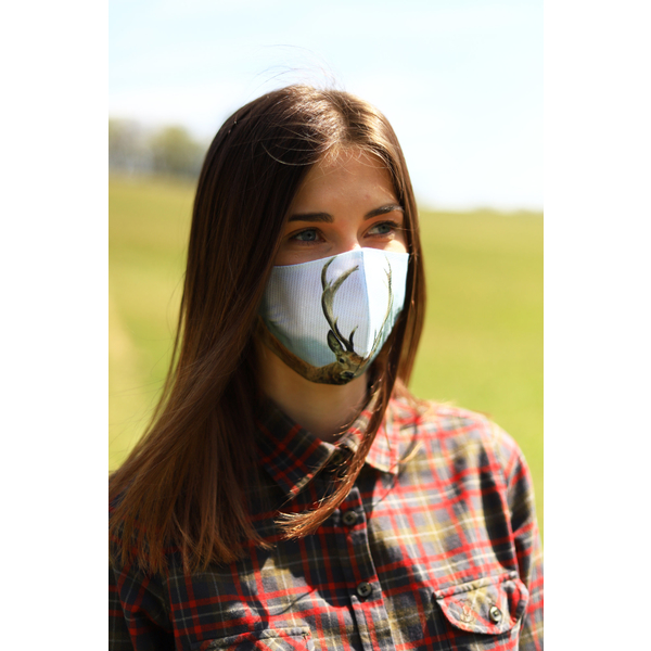 TETRAO bavlněná ochranná maska na obličej - jelen 1 ks  2