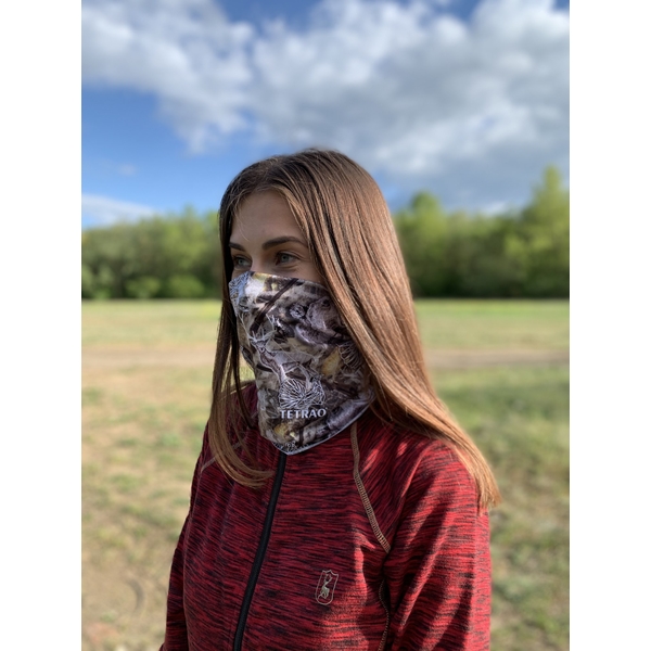 Multifunkční šátek na obličej Bufka TETRAO zvířata 1 ks  2