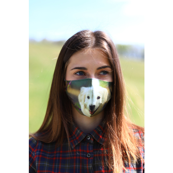 TETRAO bavlněná ochranná maska na obličej - dětské 1 ks 2
