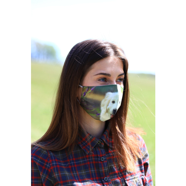 TETRAO bavlněná ochranná maska na obličej - dětské 1 ks 1