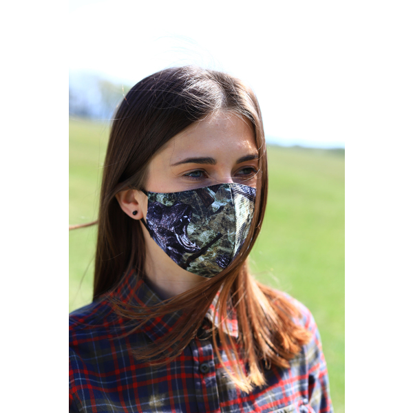TETRAO bavlněná ochranná maska na obličej - medvěd 1 ks 