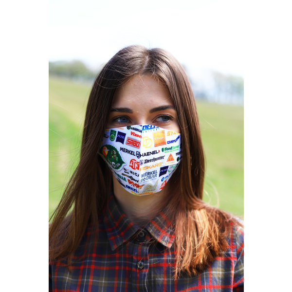 TETRAO bavlněná ochranná maska na obličej - reklamní značky IBO 1 ks 1