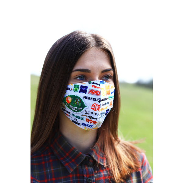 TETRAO bavlněná ochranná maska na obličej - reklamní značky IBO 1 ks 2