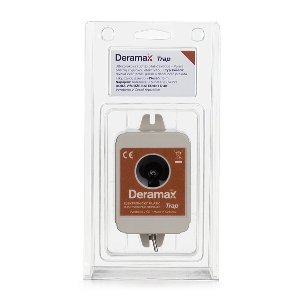 Deramax Trap ultrazvukový odpuzovač lesní zvěře 1
