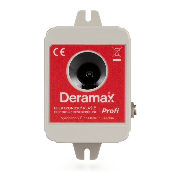 Deramax ultrazvukový odpuzovač kun a hlodavců profi