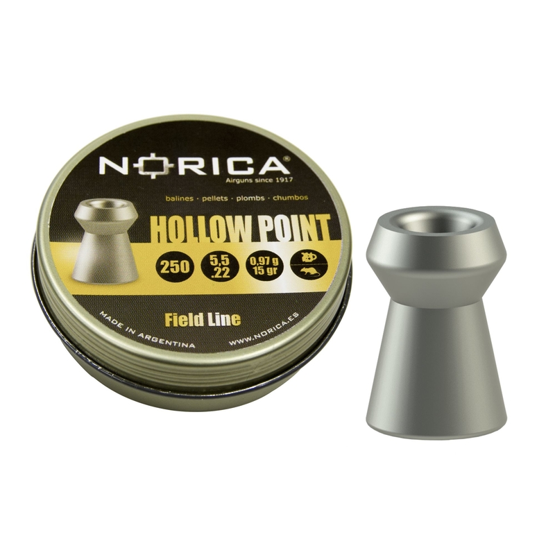 Diabolky NORICA HOLLOW POINT 5,5mm 250 ks