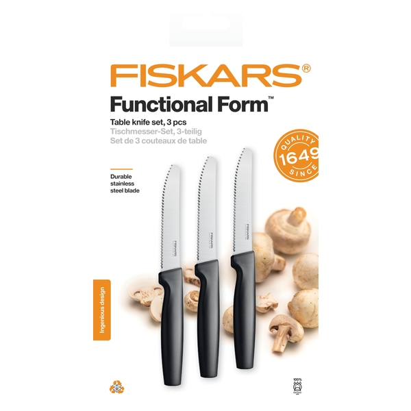 Sada 3 snídaňových nožů FISKARS Functional Form 2