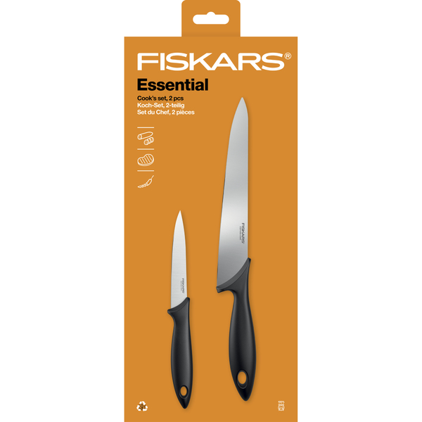 Sada kuchařských nožů FISKARS Essential, 2ks 1