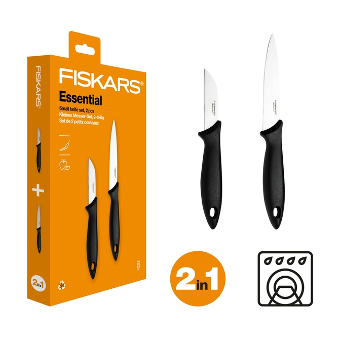Sada nožů FISKARS Essential, 2ks 2