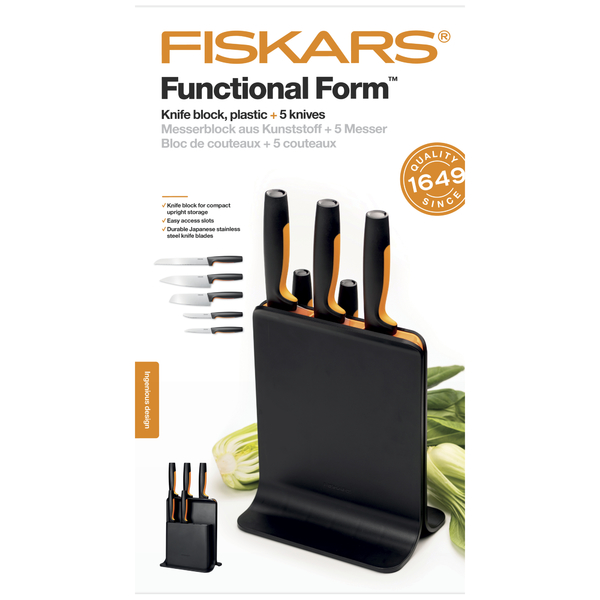 Blok s 5 noži FISKARS Functional Form 7