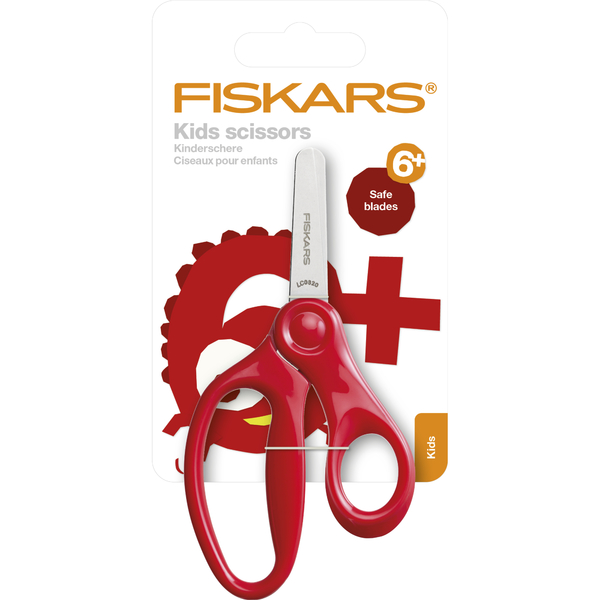 Dětské nůžky se zaoblenou špičkou FISKARS, 13 cm, červené 7