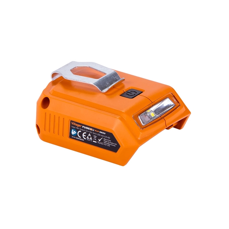 Akumulátorová svítilna + USB nabíječka VILLAGER FUSE VLN 9920 (bez baterie a nabíječky) 2