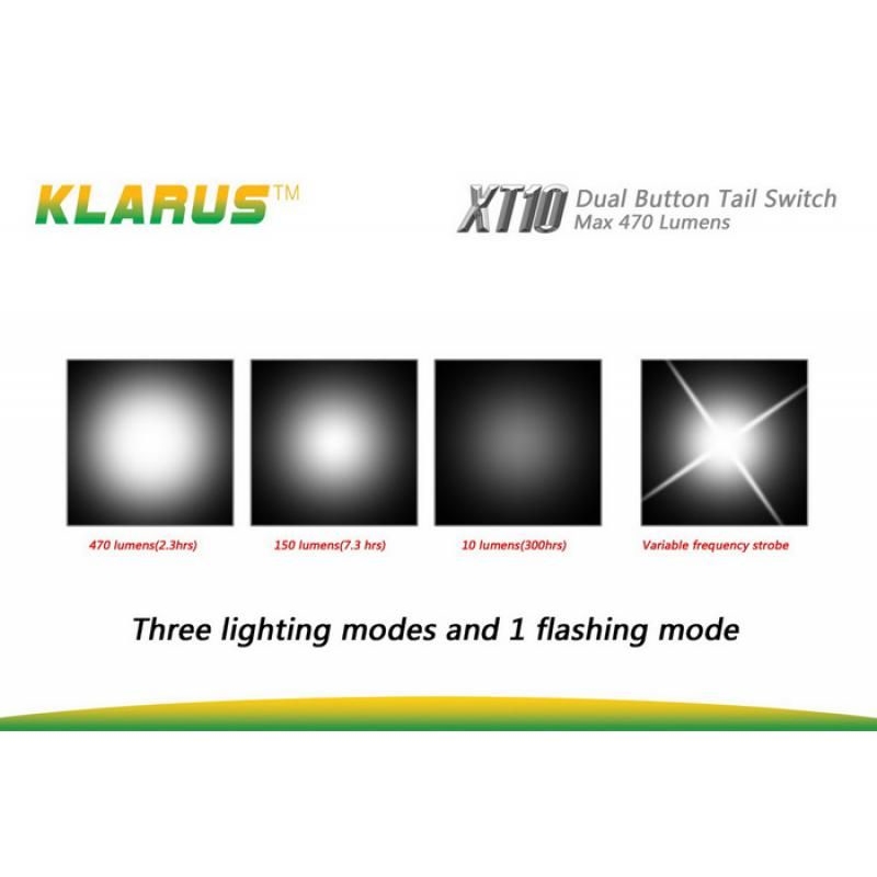 Svítilna Klarus XT10 - předváděcí 4