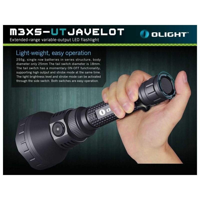 LED svítilna OLIGHT M3XS-UT Javelot 1200 lm - předváděcí 8