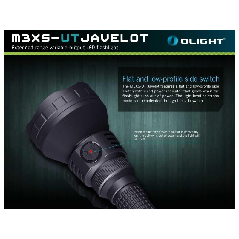 LED svítilna OLIGHT M3XS-UT Javelot 1200 lm - předváděcí 10