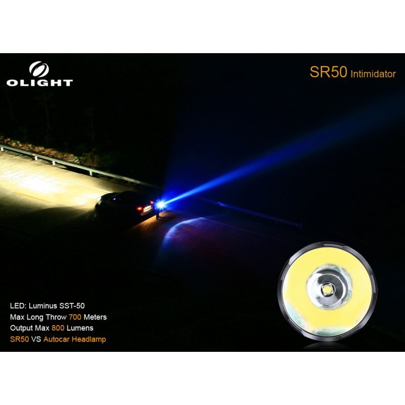 Svítilna OLIGHT SR50 Intimidator 800 lm - předváděcí 3