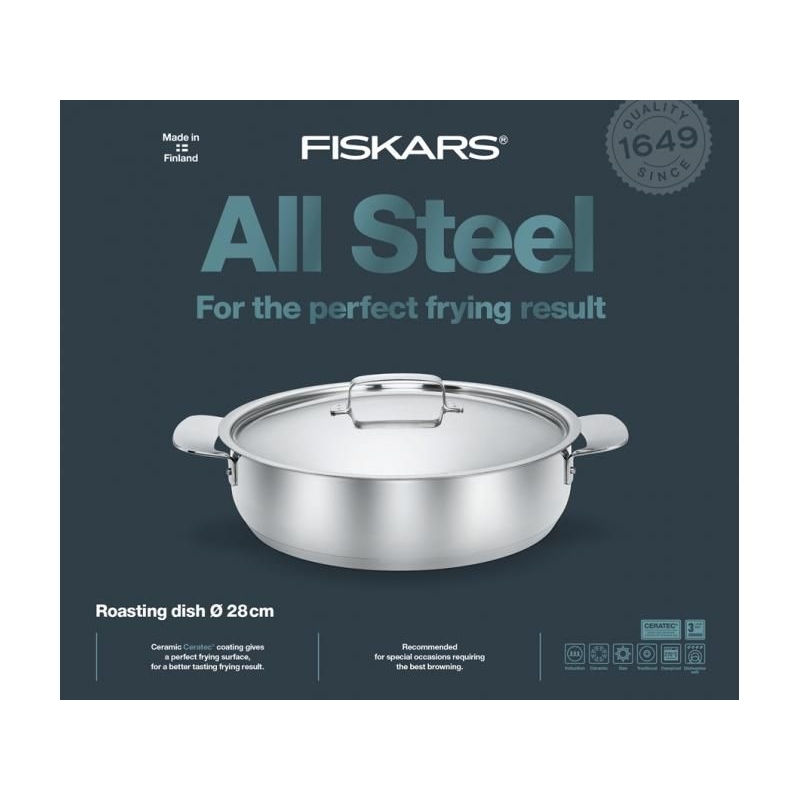 Zapékací mísa FISKARS All Steel 28 cm 1