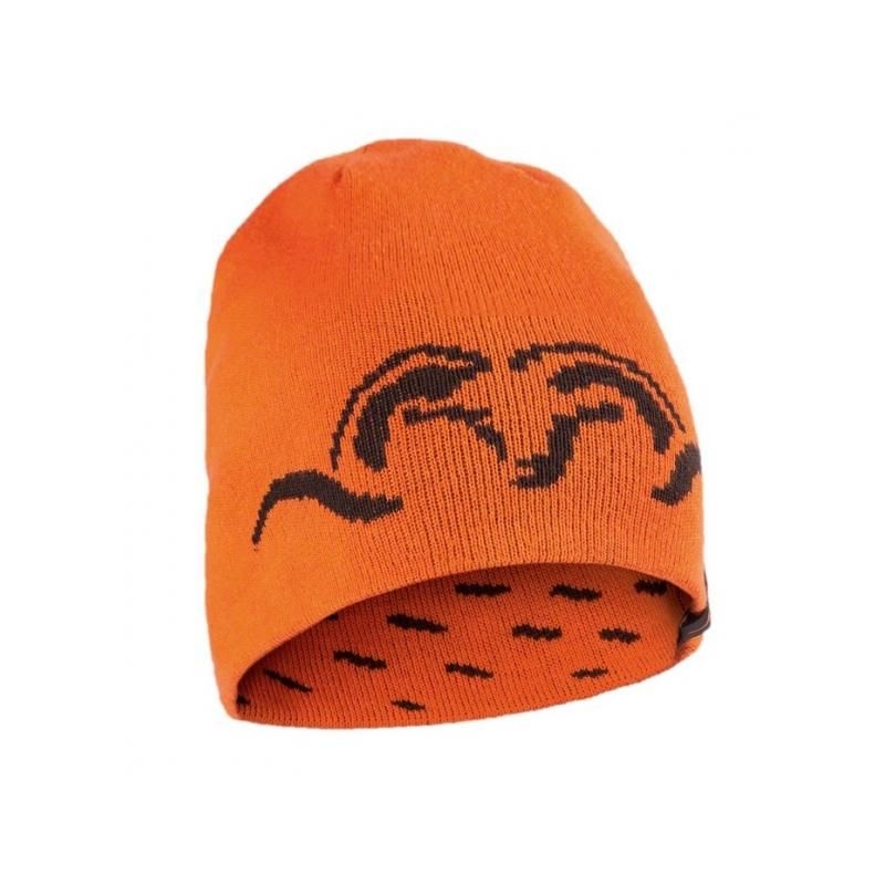 Čepice Blaser oboustranná pletená ARGALI -  oranžová