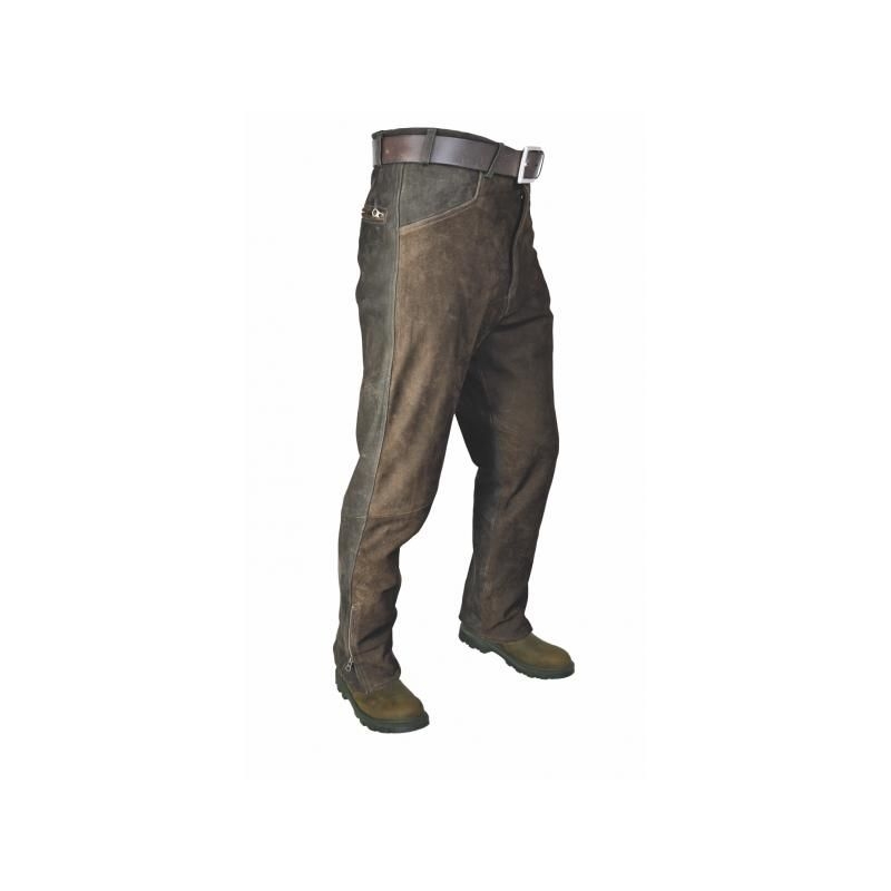 Pánské kožené kalhoty HUBERTUS - dvoubarevné