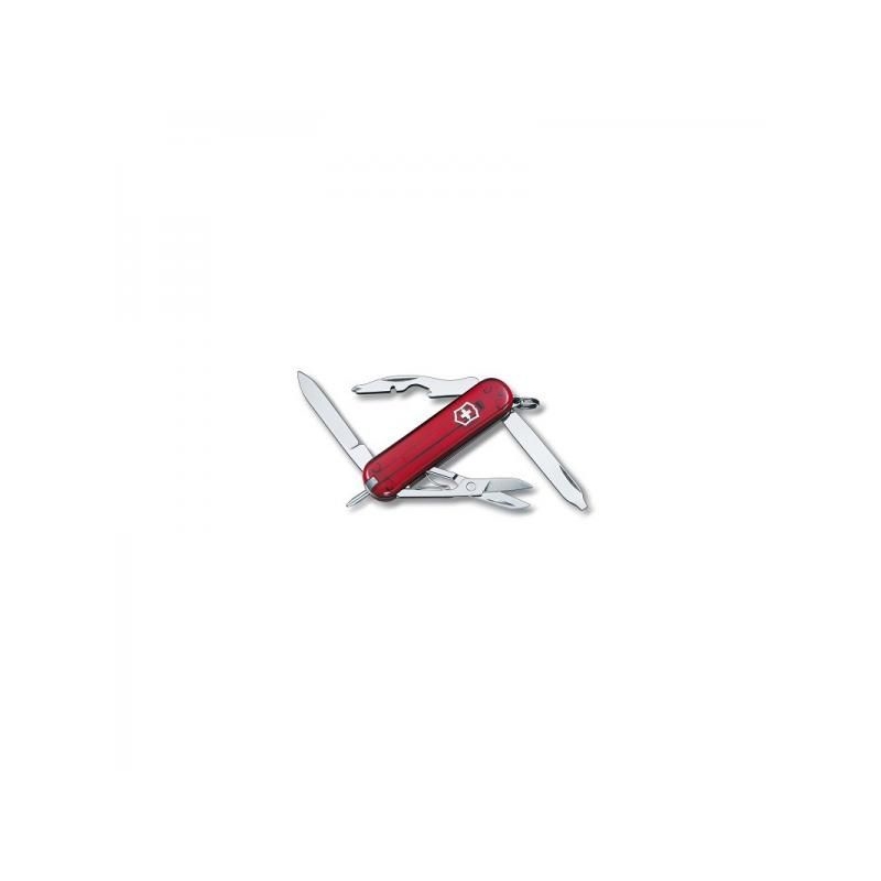 Kapesní nůž Victorinox Manager Ruby - 10 funkcí červený průhledný