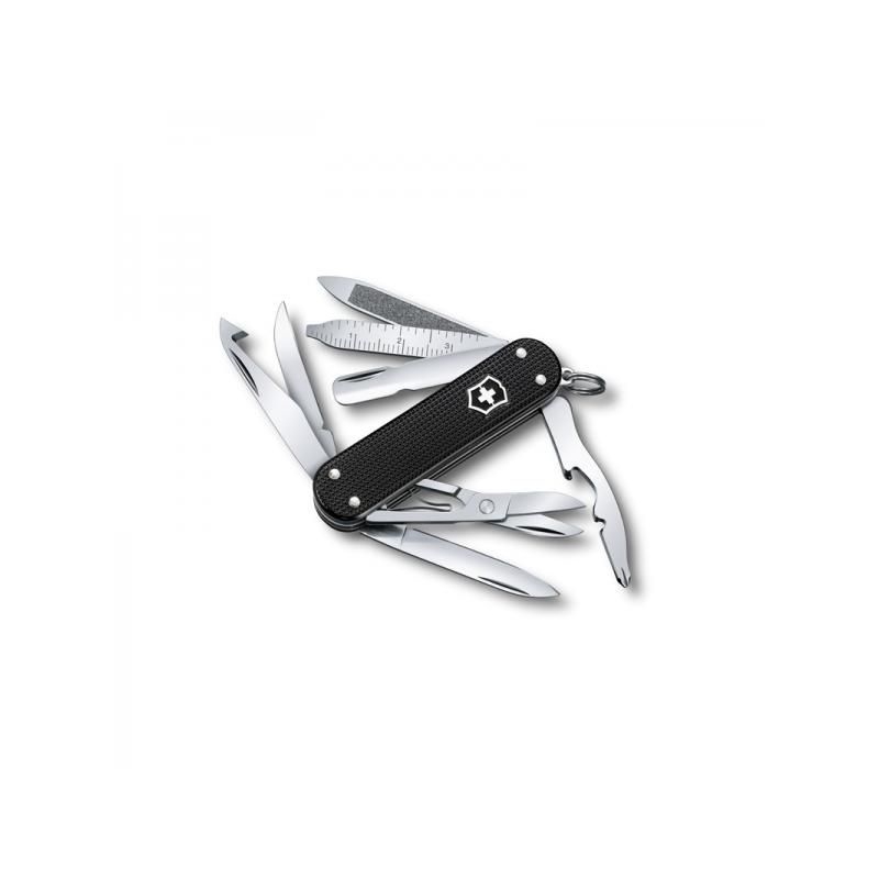 Kapesní nůž Victorinox MiniChamp - 14 funkcí hliníkový černý