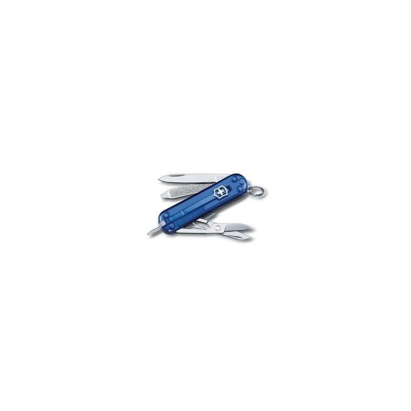 Kapesní nůž Victorinox Signature - 7 funkcí modrý průhledný