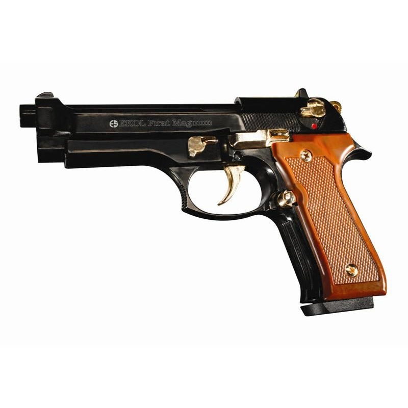 Obranná plynová pistole EKOL Firat Magnum Black Gold 9 mm