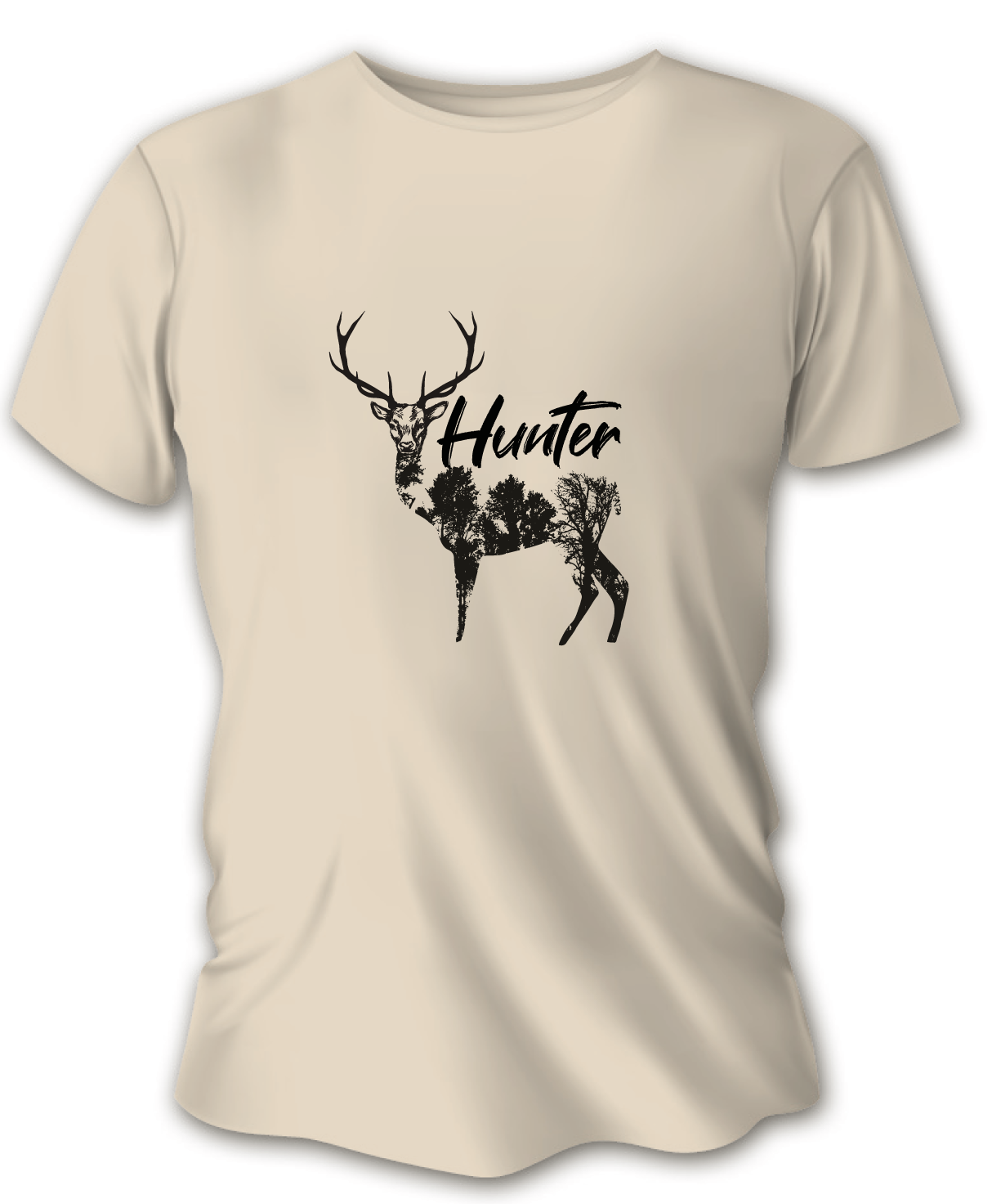 Dámské lovecké tričko TETRAO Hunter - pískové L