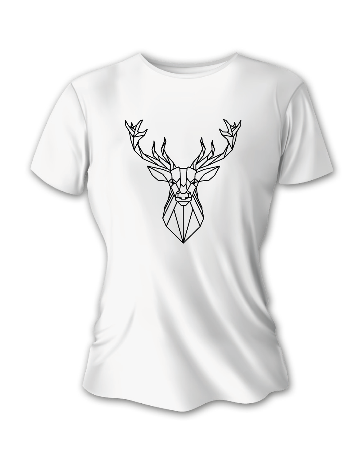 Dámské lovecké tričko TETRAO polovnicisrdcom - bílé M