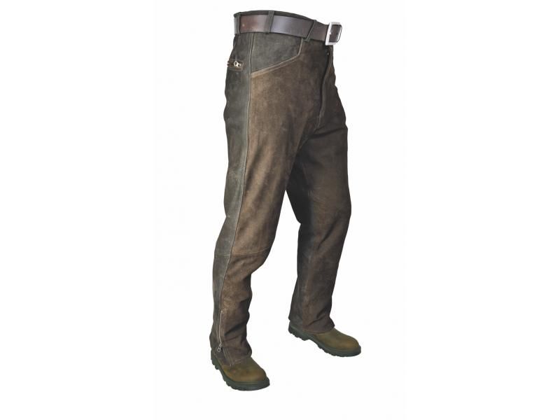 Pánské kožené kalhoty HUBERTUS - dvoubarevné 56