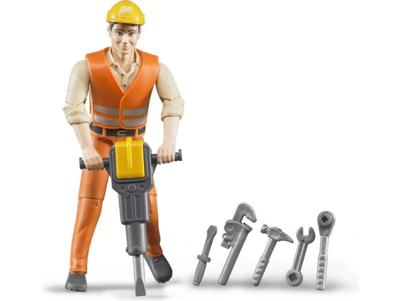 Figurka stavební dělník BRUDER 